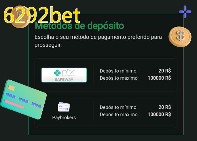 O cassino 6292betbet oferece uma grande variedade de métodos de pagamento